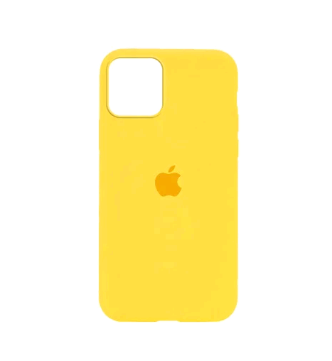 Silicone Case Full Protective (AA) для iPhone 13 (Yellow)-0